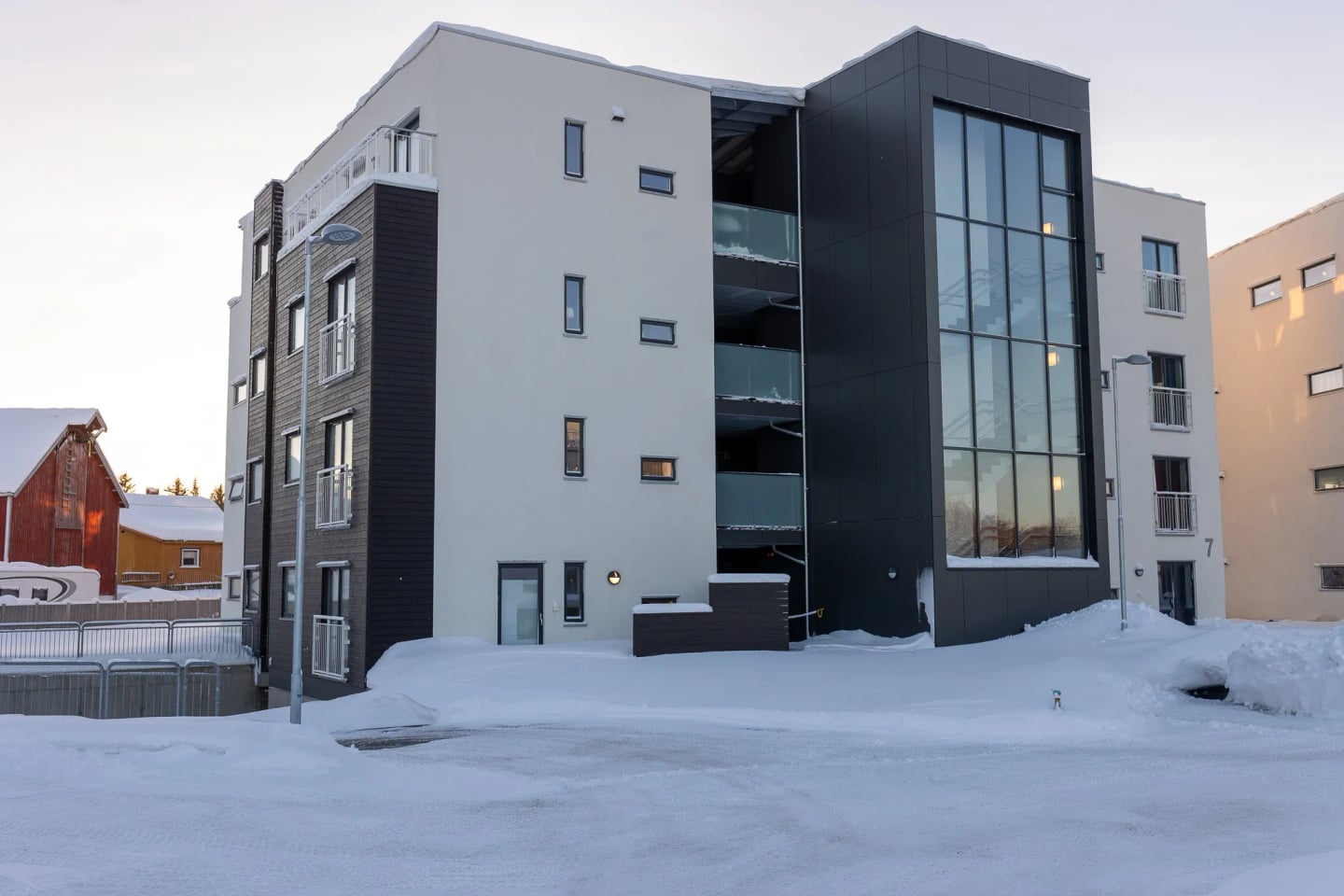 Nybygg på det nye industriområdet på Skillemoen til CSP Engro.
